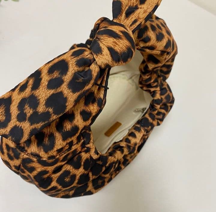 ✨極美品✨MOUSSY マウジー レオパード ハンドバッグ ヒョウ柄 ブラウン — image 3