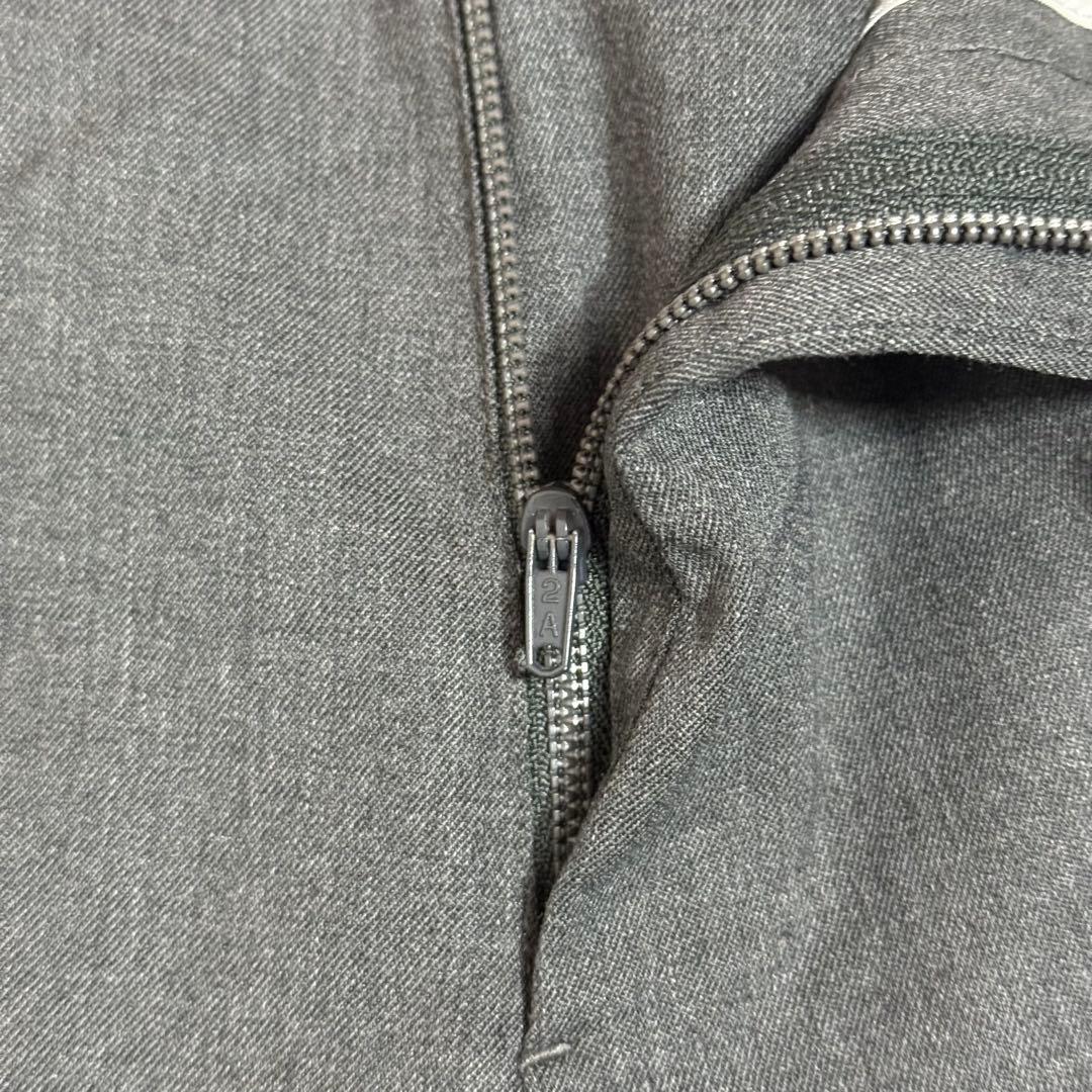90s ARMANI COLLEZIONI ワイドストレートスラックス グレー — image 2