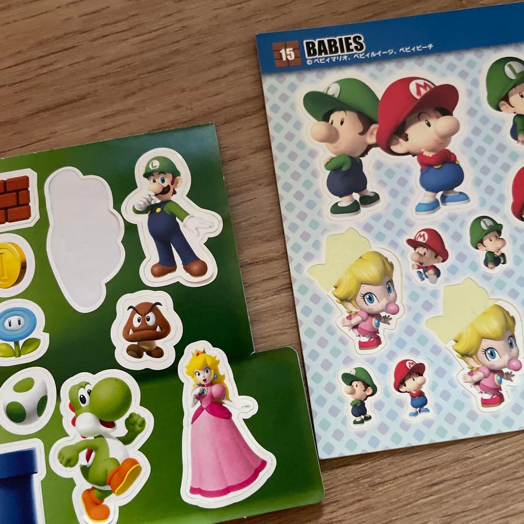 マリオ　ステッカー　シール　サッポロ一番　セブンイレブン　ハッピーセット — image 2