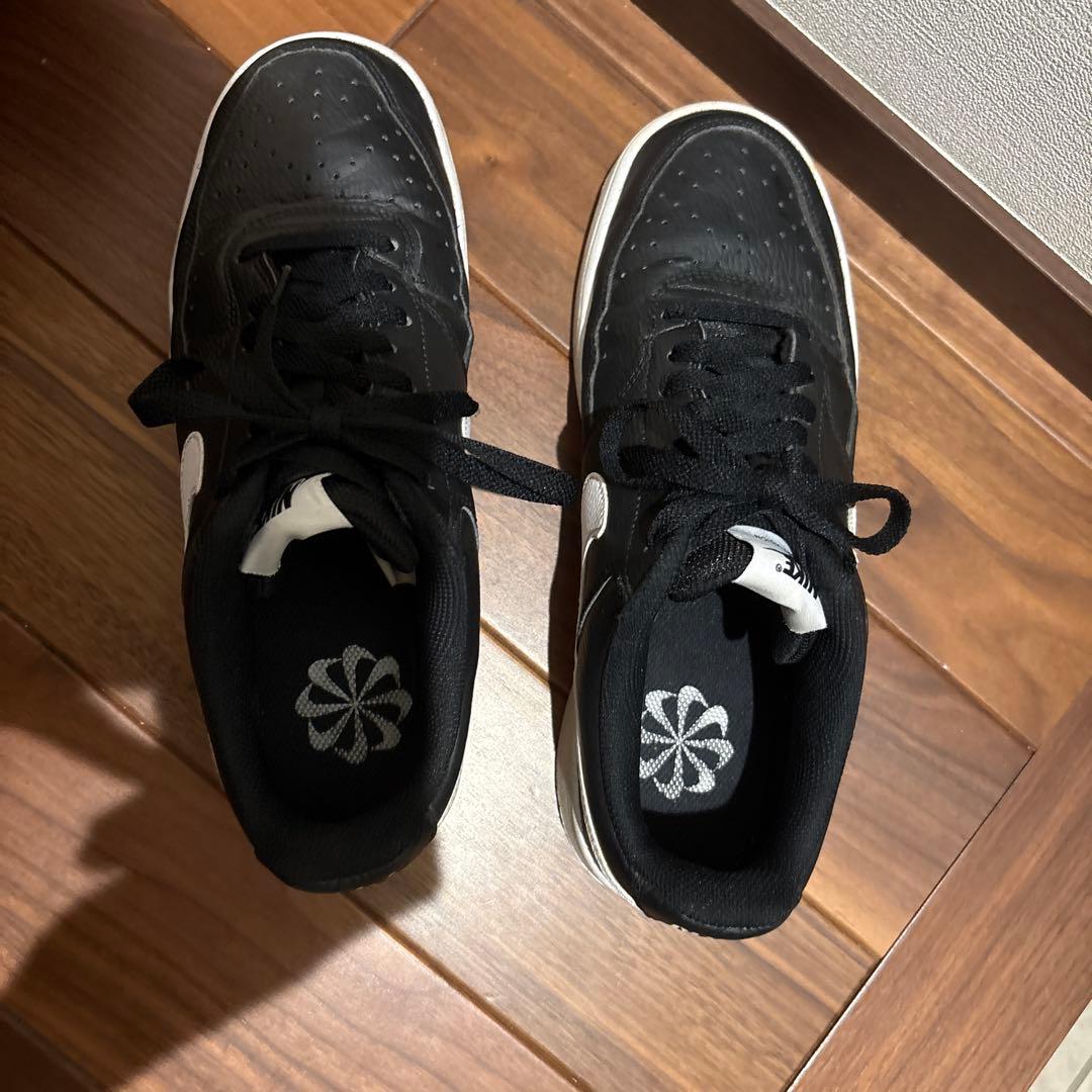 NIKE エアフォース1スニーカー ブラック ホワイト — image 2