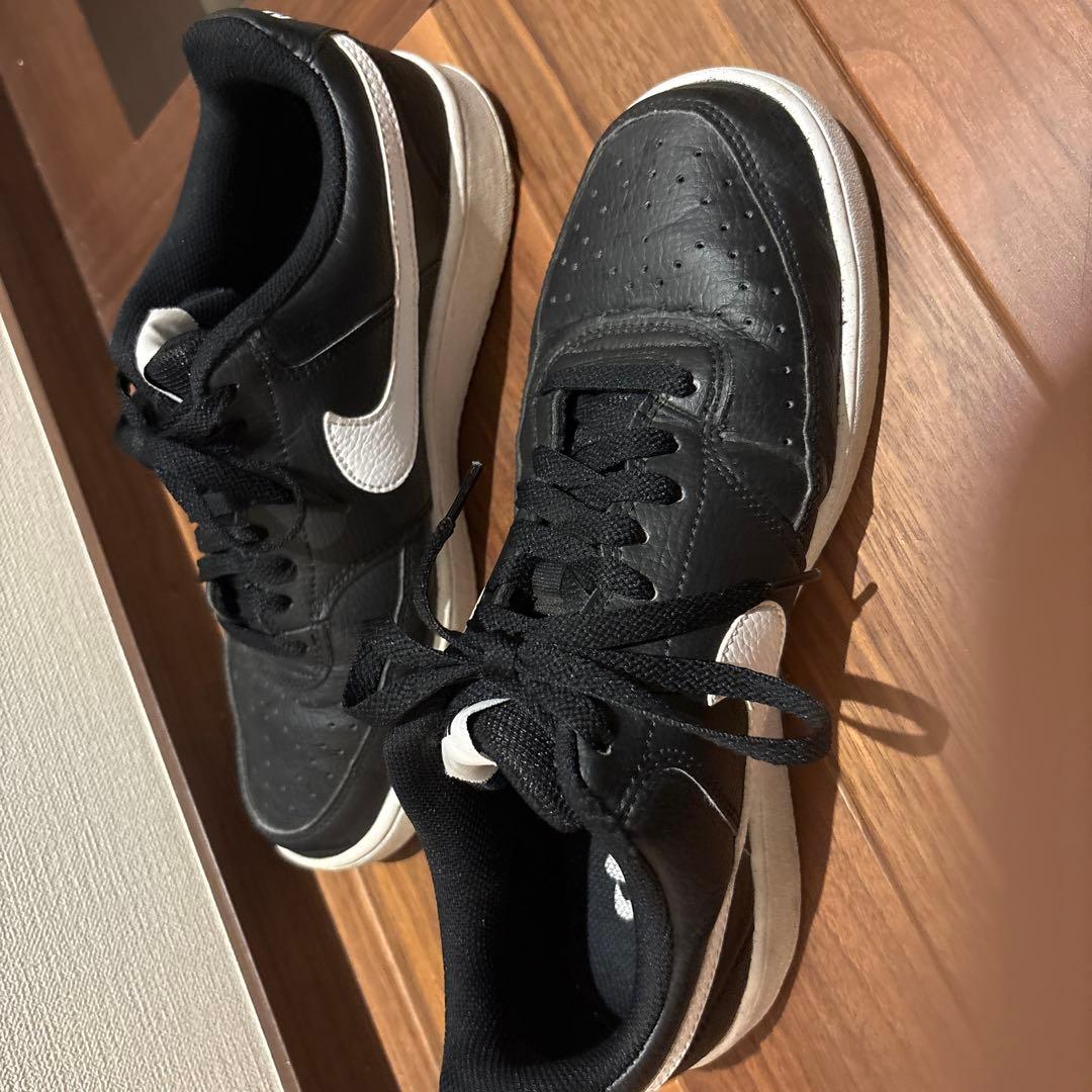 NIKE エアフォース1スニーカー ブラック ホワイト — image 3
