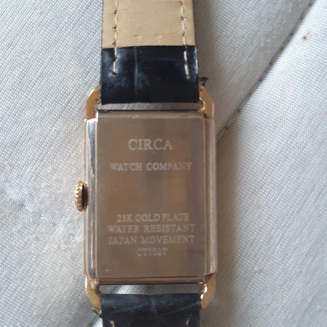 CIRCA WATCH COMPANY レクタンギュラー 腕時計　スモセコ — image 3