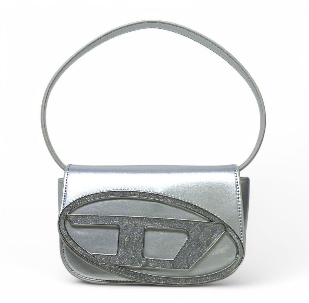 DIESEL 1DR ハンドバッグ シルバー — image 2