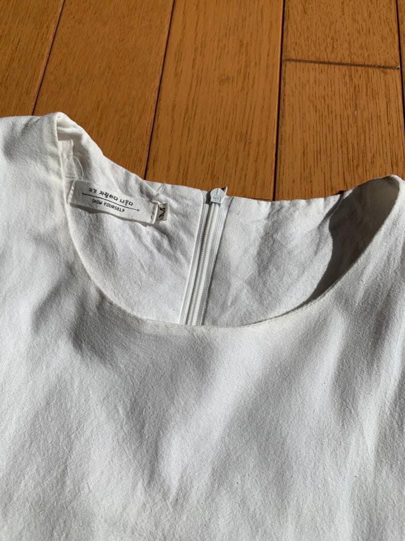 白ノースリーブワンピース — image 2