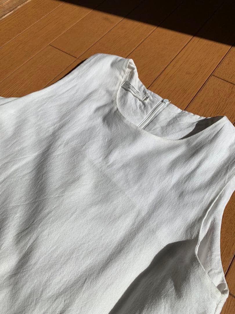白ノースリーブワンピース — image 4
