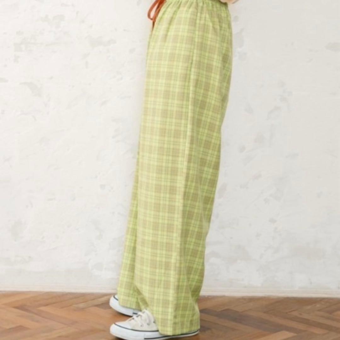 【eLur】チェックイージーパンツ※7月末で削除します — image 3