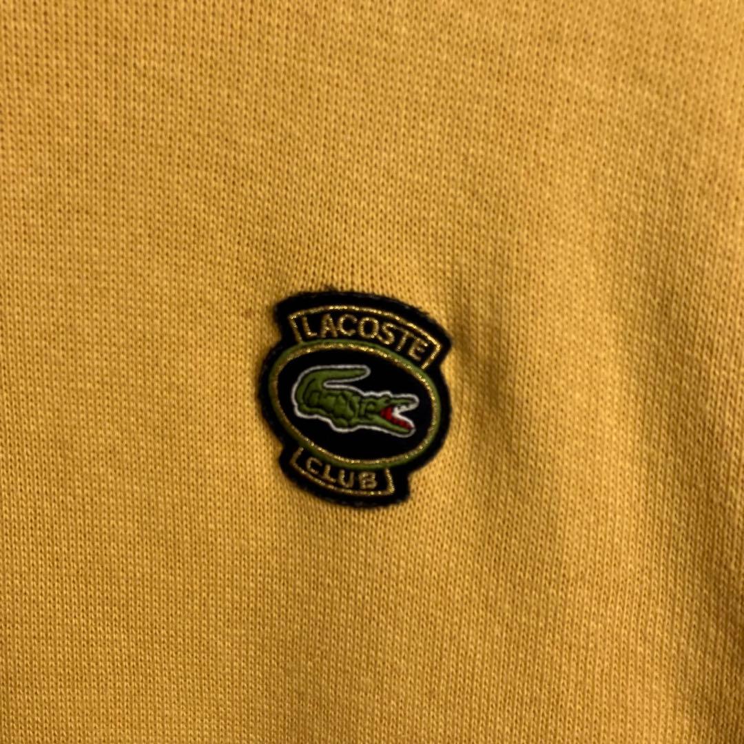 80s LACOSTE コットンニットセーター イエロー VINTAGE — image 3