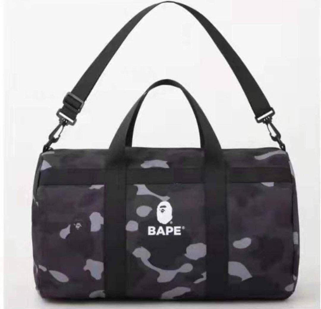 BAPE 付録 A BATHING APE ボストンバッグ ショルダーバッグ 黒 — image 2