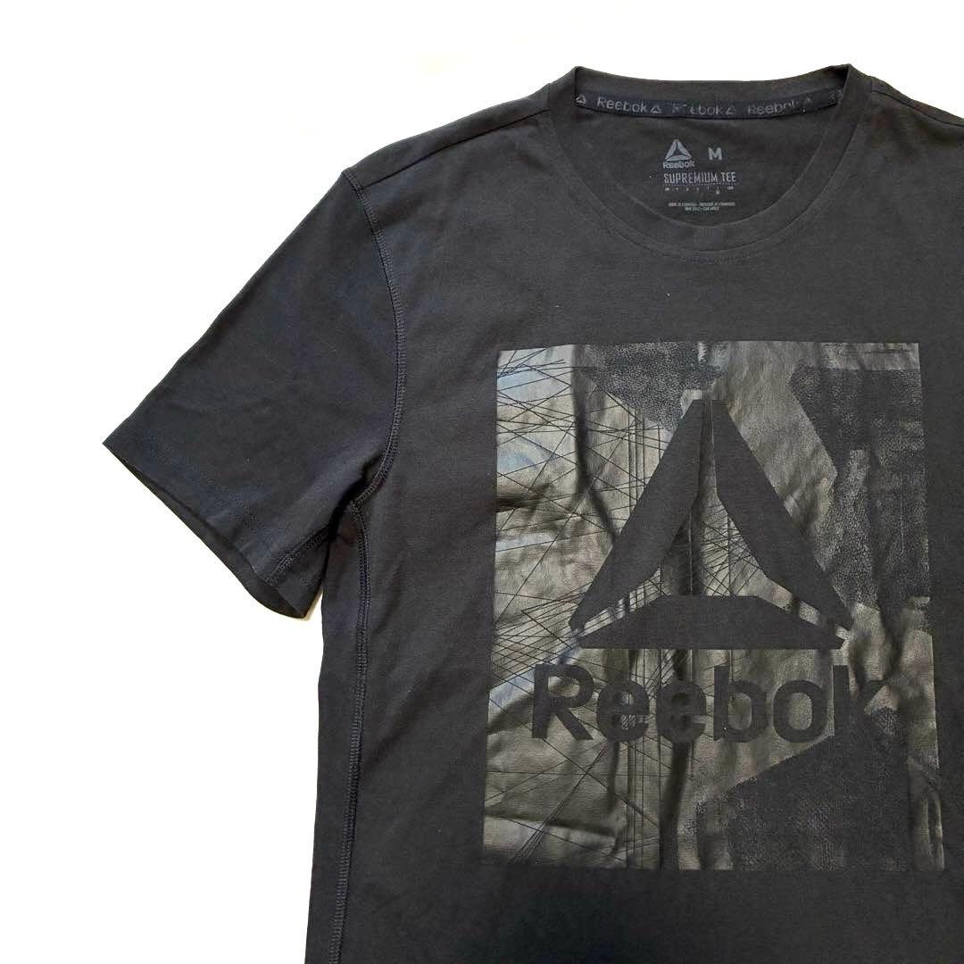 【極美品】リーボック ロゴTシャツ M 定番ブラック — image 5