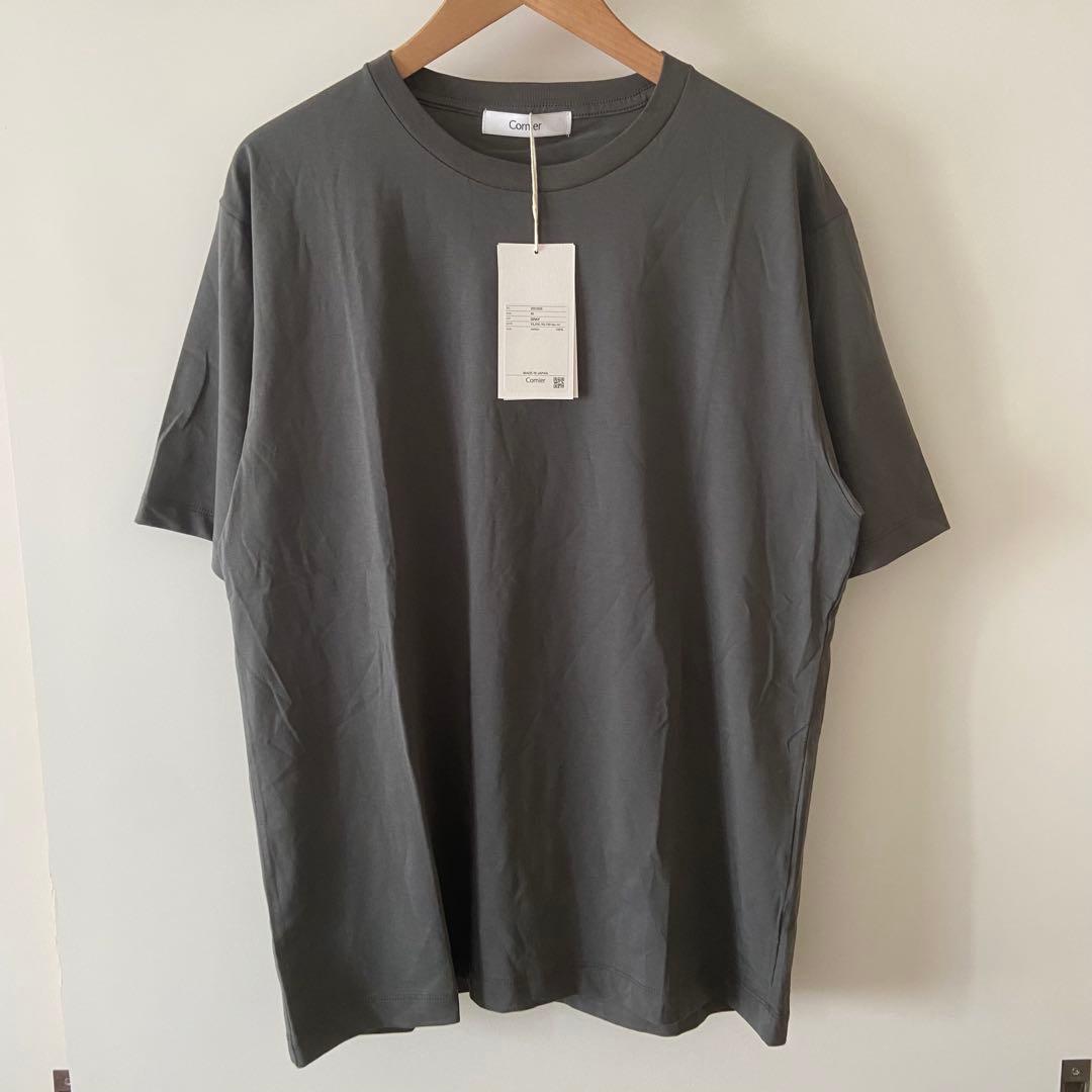 未使用 コルニエ Cornier Tシャツ カットソー グレー Lサイズ — image 2