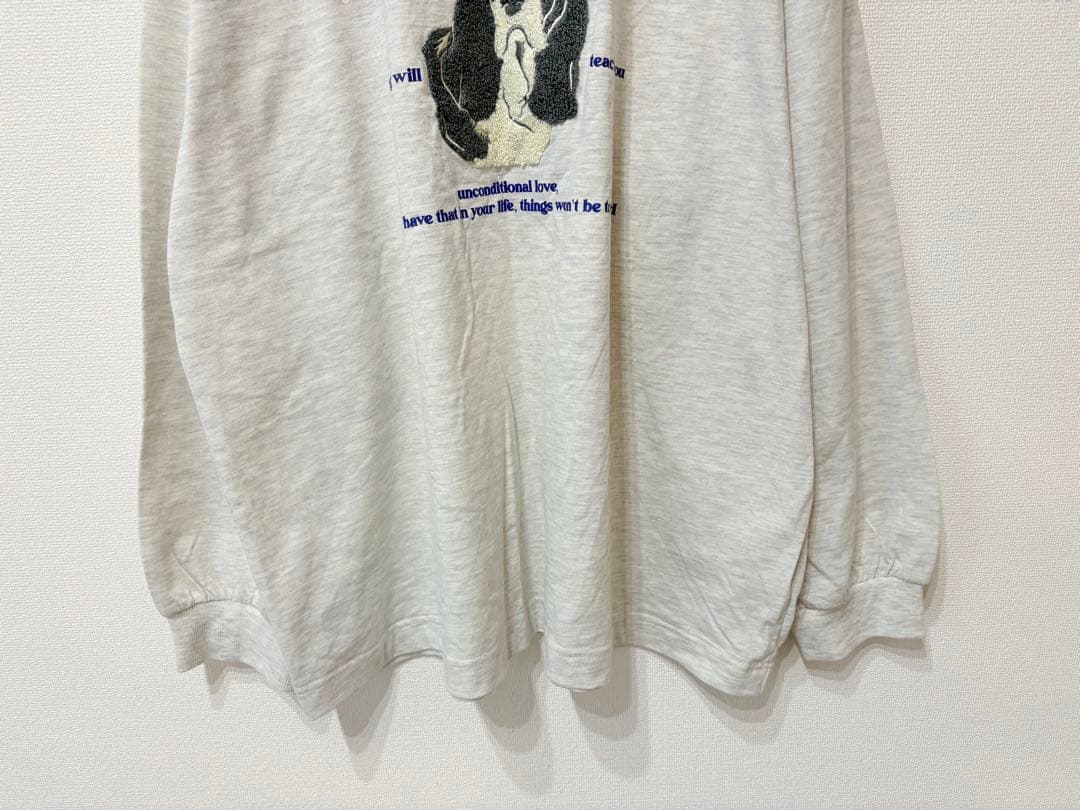 【美品】titivate ティティベイトドッグ刺繍ビッグロングTシャツ — image 4