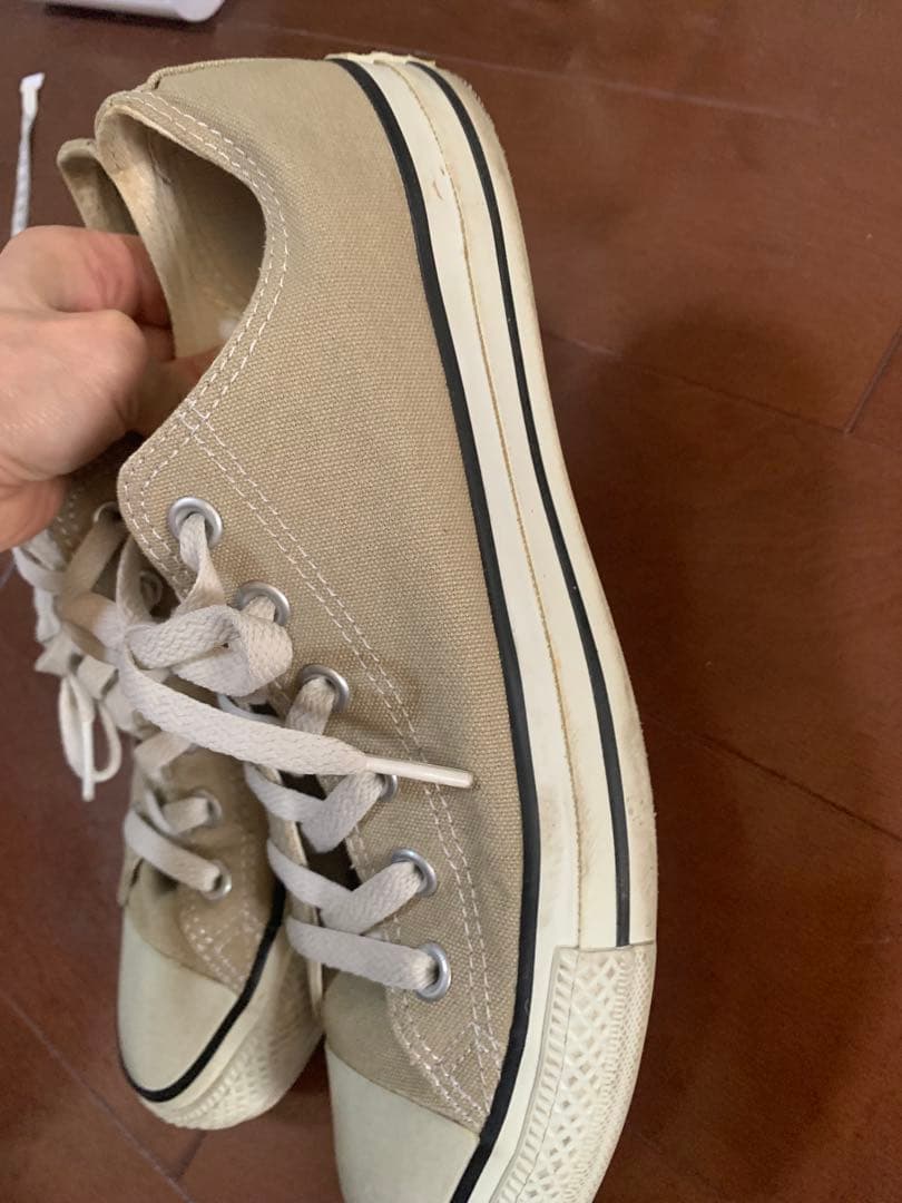 Converse All Star ローカット ベージュ スニーカー26、5 — image 5