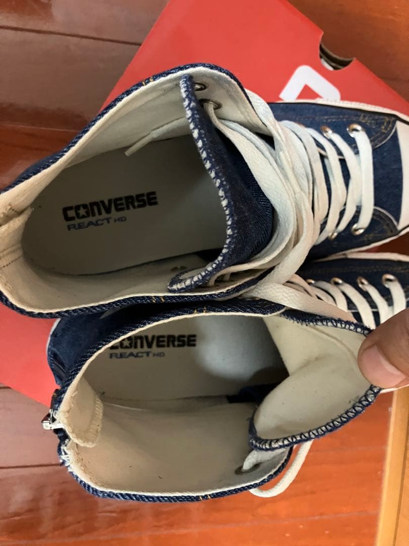 Converse All Star デニム ハイカット ジップ — image 4