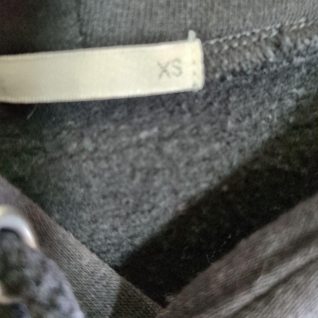 ブラック フード付きパーカー XS — image 3