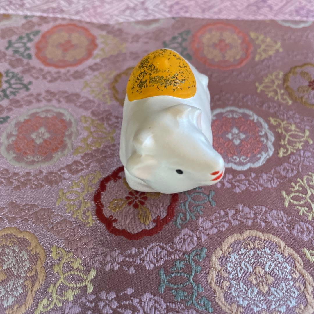 香合 ２点セット　牛　陶器製　茶道具　雅耕 — image 5