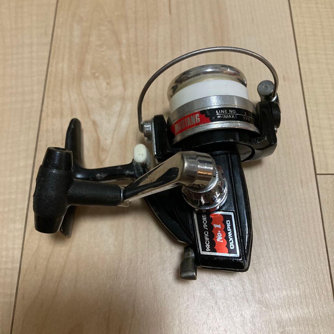 【OLYMPIC】MUSTANG No.1スピニングリール2個セット — image 3