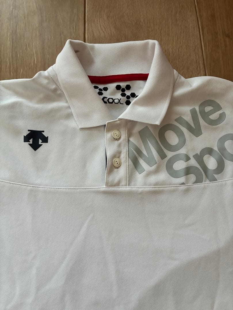 DESCENTE Move Sport ポロシャツ ホワイト — image 2