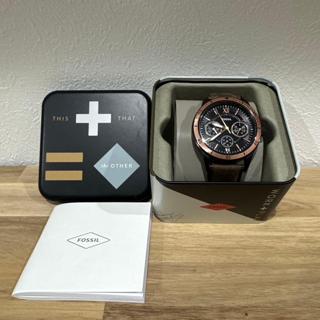 【電池無し】FOSSIL フォッシル　腕時計　BQ2378 メンズ　クロノグラフ — image 2