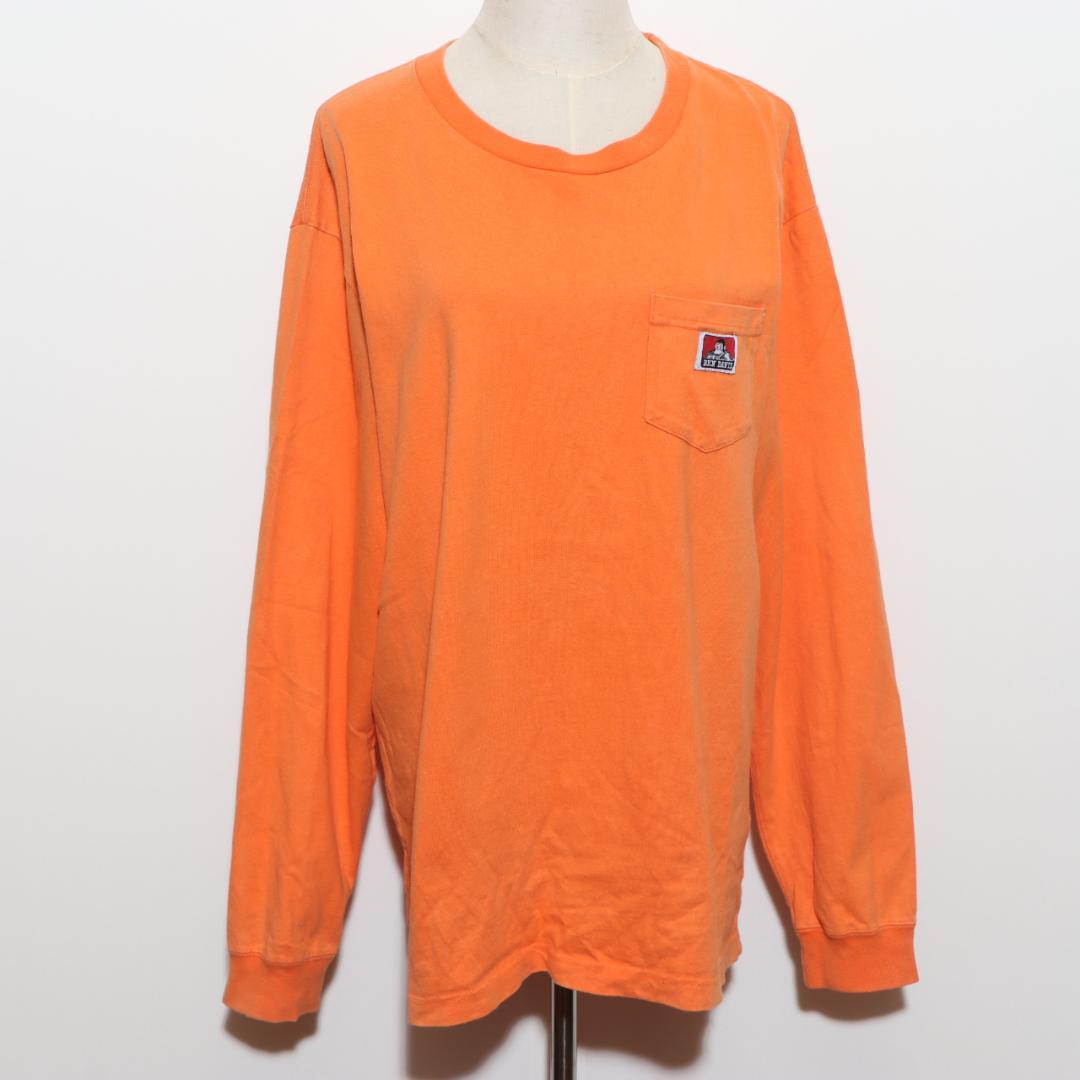 ★美品★ ベンデイビス トップス カットソー 長袖 ロゴ 胸ポケット ゆったり — image 2