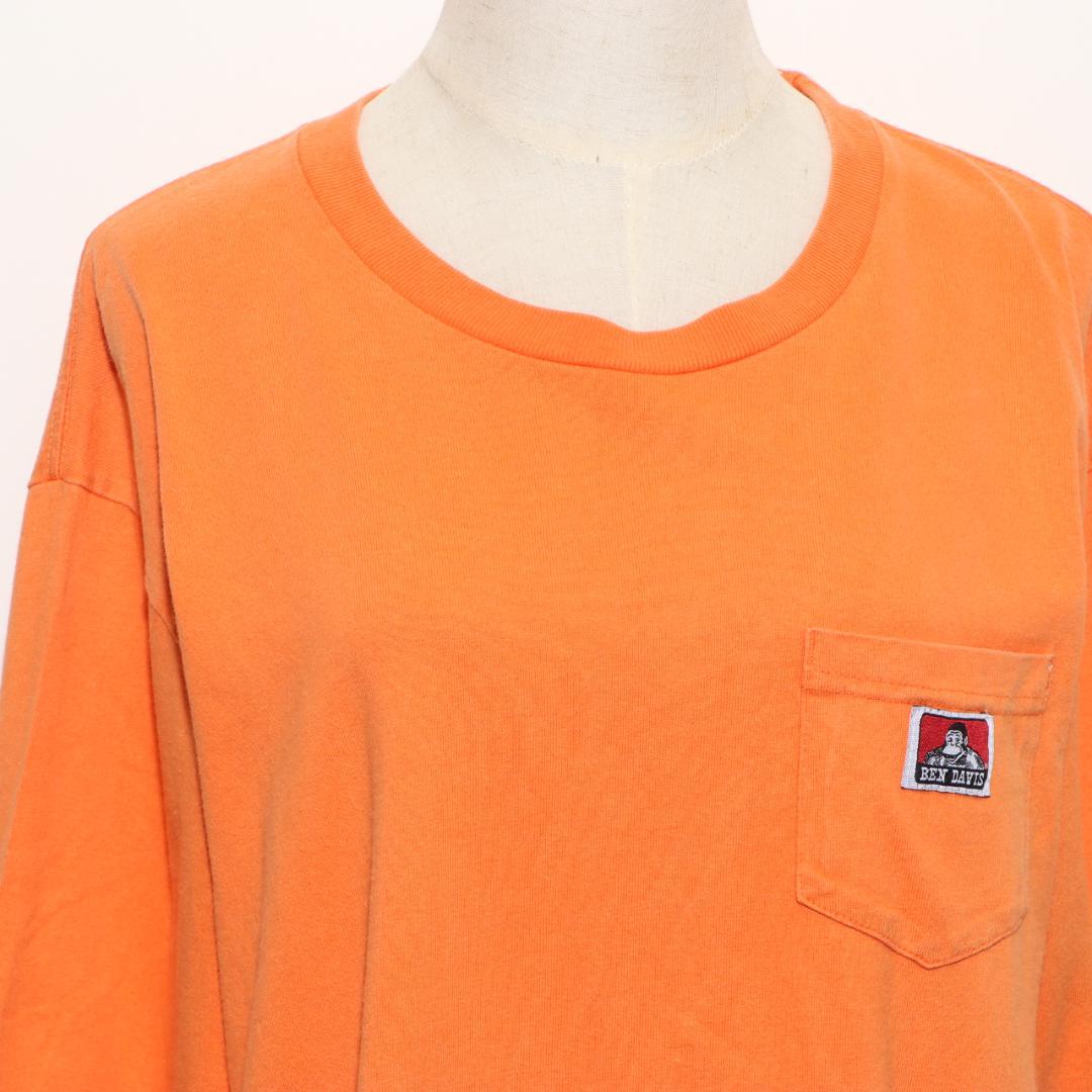 ★美品★ ベンデイビス トップス カットソー 長袖 ロゴ 胸ポケット ゆったり — image 3