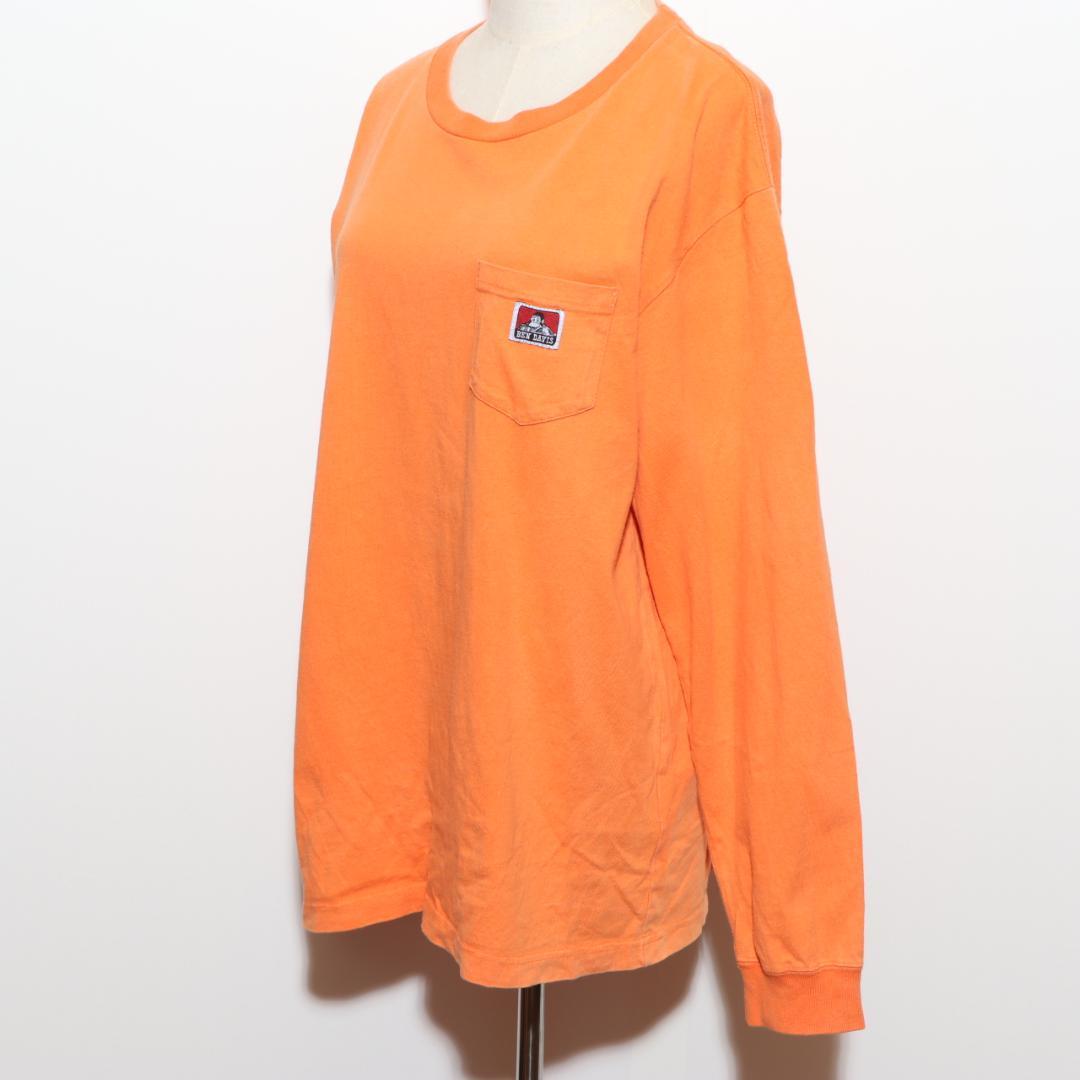 ★美品★ ベンデイビス トップス カットソー 長袖 ロゴ 胸ポケット ゆったり — image 5