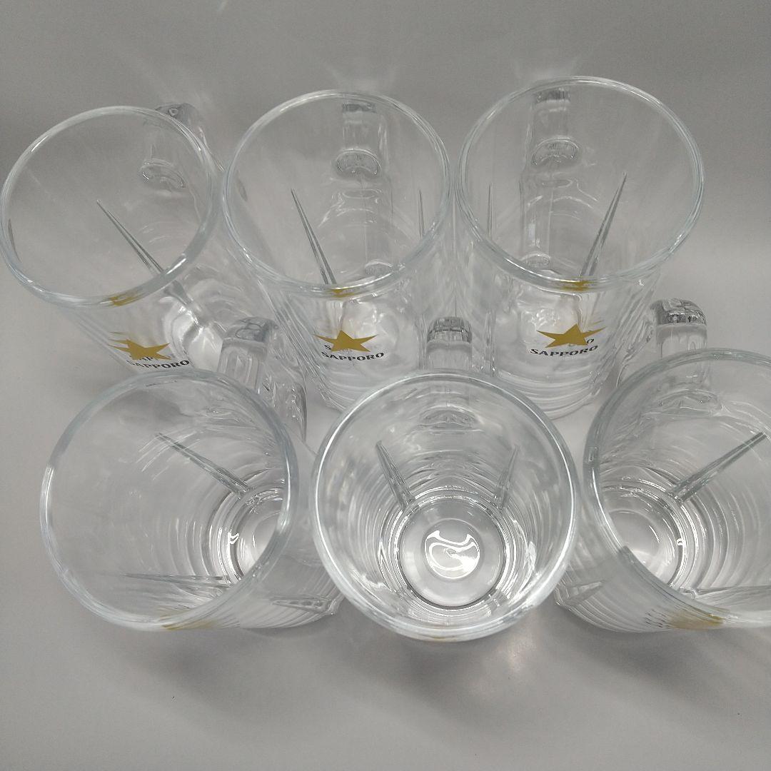 SAPPORO ビールジョッキ 6個セット — image 2