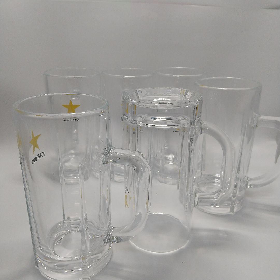 SAPPORO ビールジョッキ 6個セット — image 3
