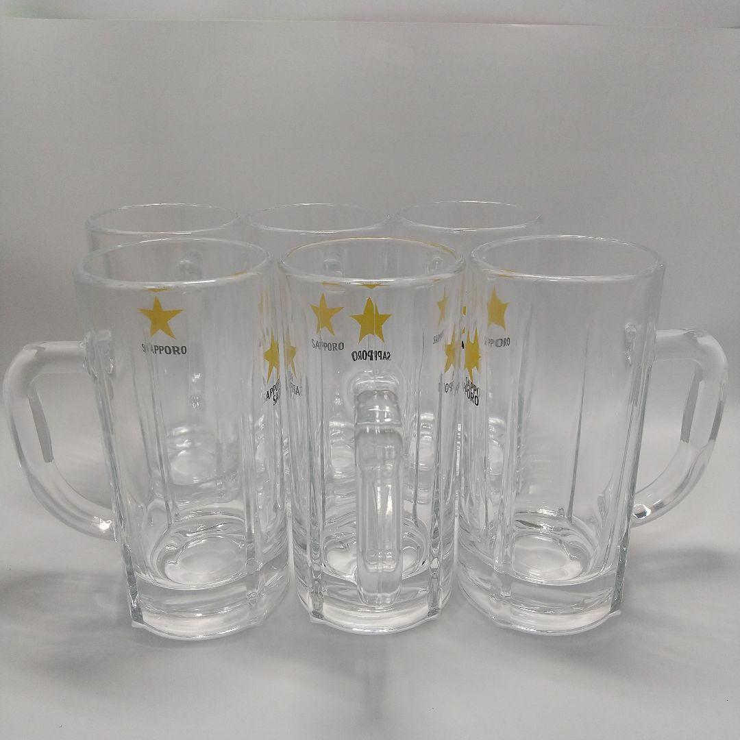 SAPPORO ビールジョッキ 6個セット — image 4