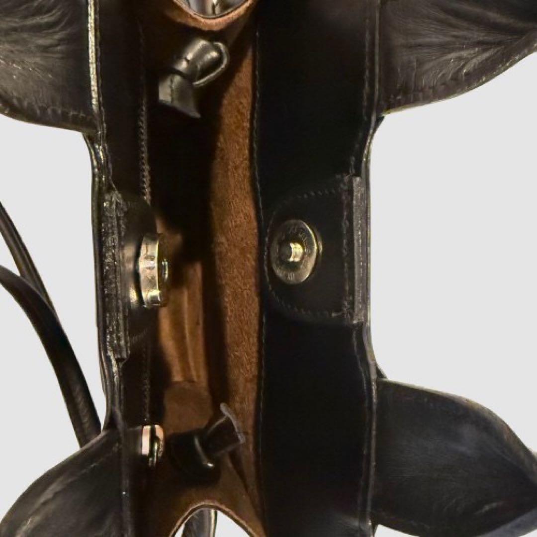 【新品】本革 ミニバッグ ブラック 編み込み 軽量 未使用 — image 5