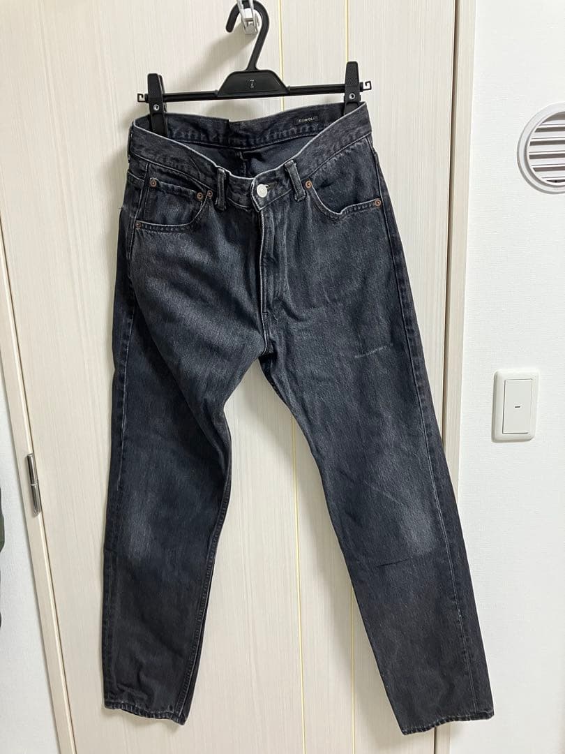コモリCOMOLI デニム5Pパンツ25aw FADE BLACK サイズ1 — image 2