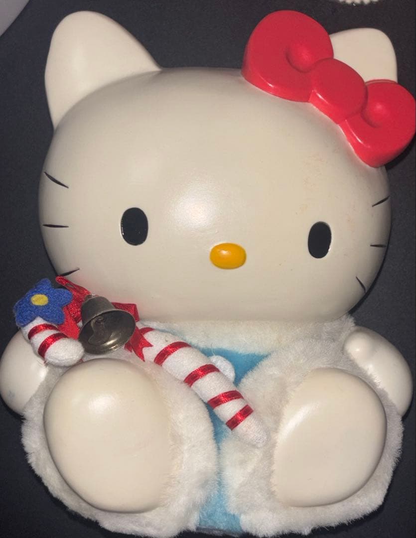 ハローキティ　クリスマス　貯金箱　特大　フィギュア　置物　サンリオ　レトロ — image 2