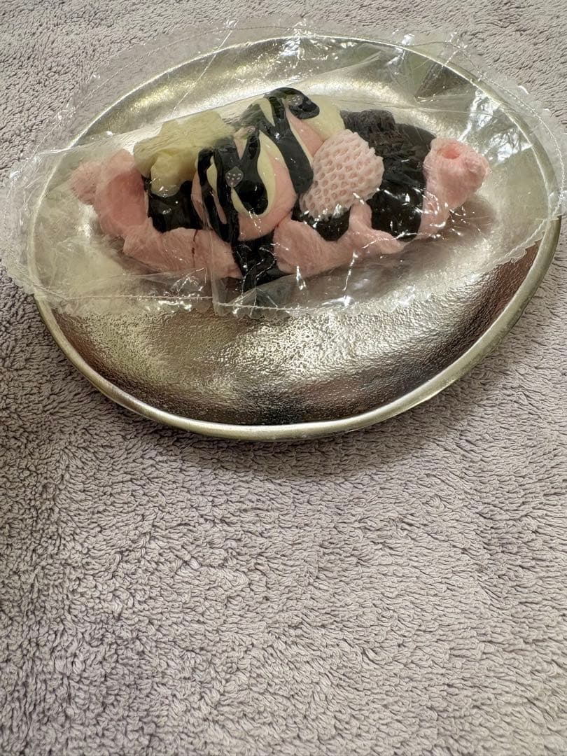 kikisquishy Lサイズ　くまクロワッサン　純泥 ぼやぼや袋 スクイーズ — image 2