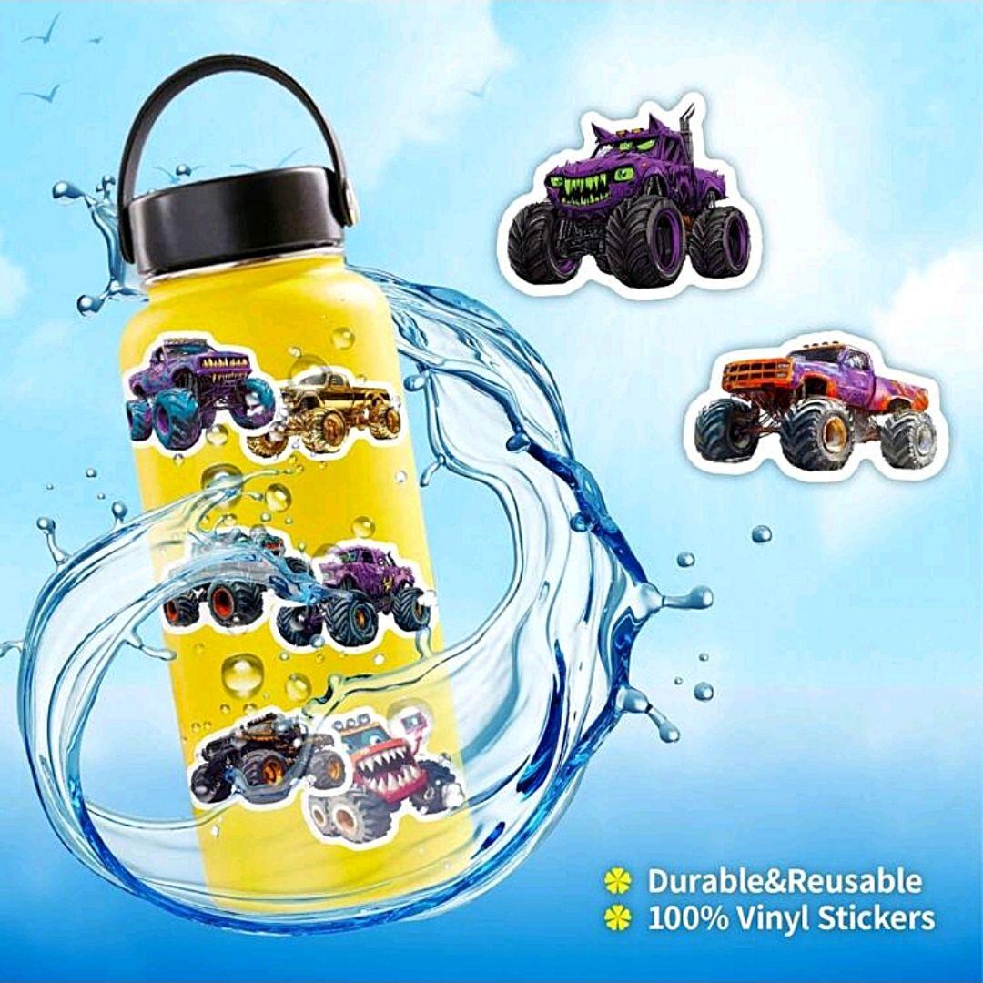 匿名配送❗️四駆4WDモンスタートラックSUV生活防水ステッカー — image 2