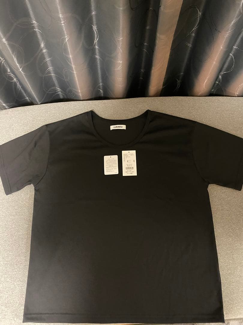 【LURAKU】ルーズネッククロップドTシャツ — image 2