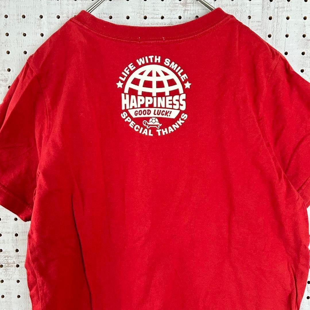 3can4on ロゴプリントTシャツ 半袖 コットン100%（M）レッド — image 5