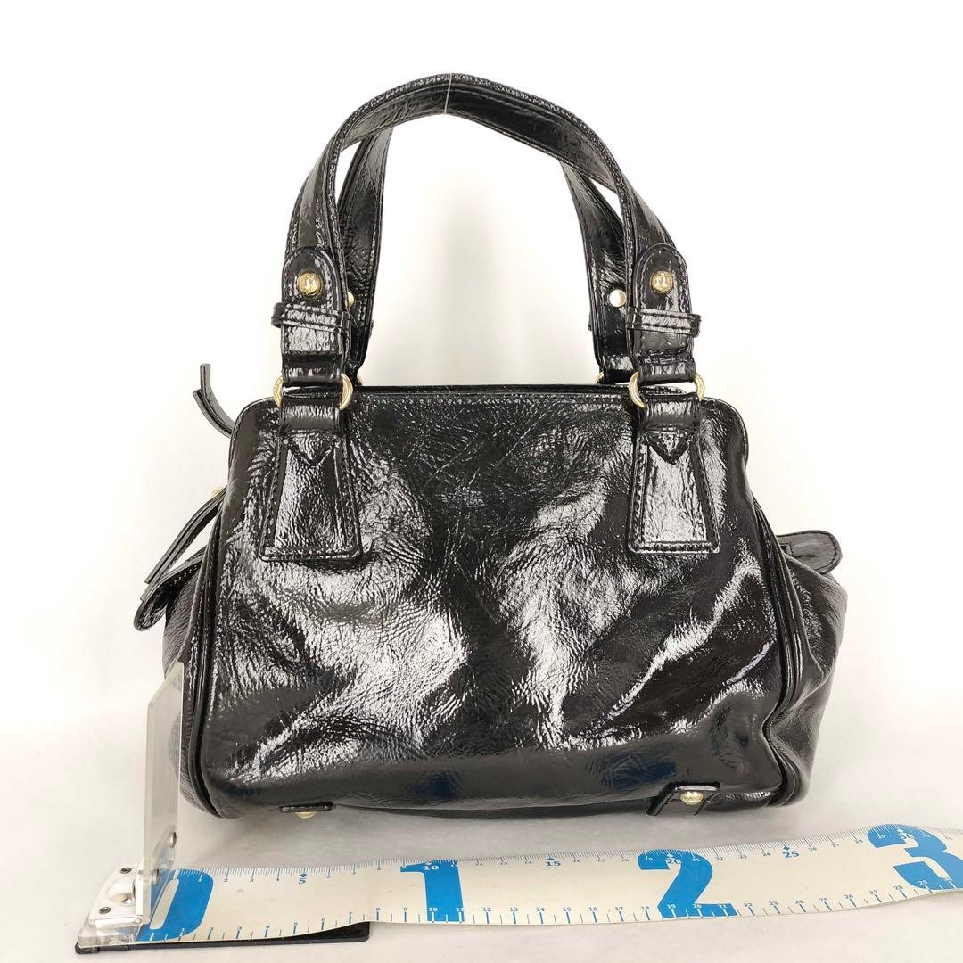 【美品】Max Mara マックスマーラ 2WAY エナメル ハンドバッグ — image 2