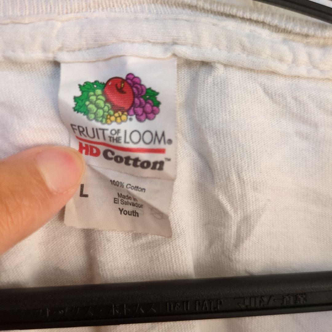 FRUIT OF THE LOOM 【L】カエルプリント Tシャツ 白 半袖 — image 2