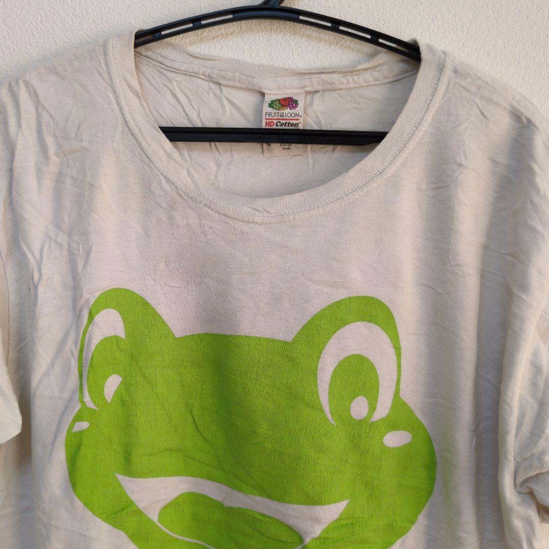 FRUIT OF THE LOOM 【L】カエルプリント Tシャツ 白 半袖 — image 3