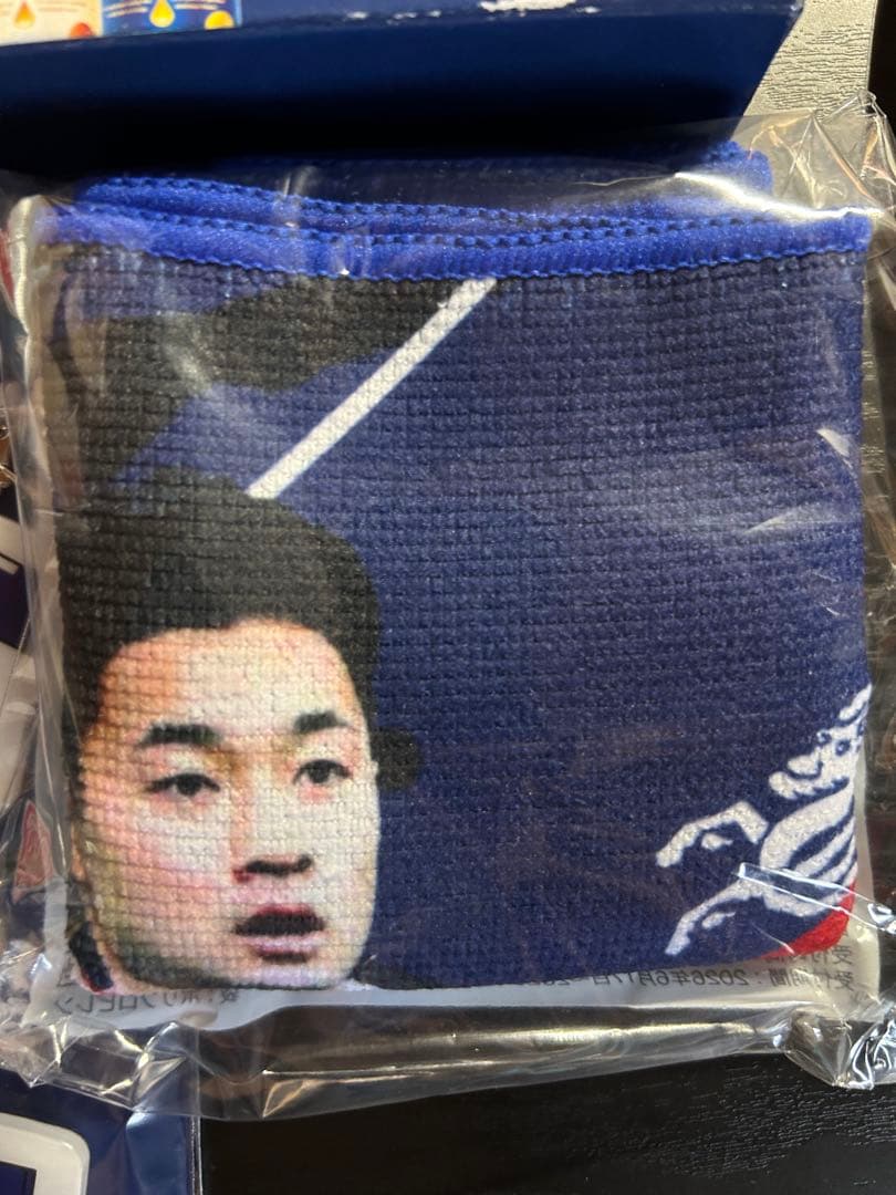 KIRIN サッカー日本代表 キーホルダー タオルセット 上田綺世×3 前田大然 — image 3