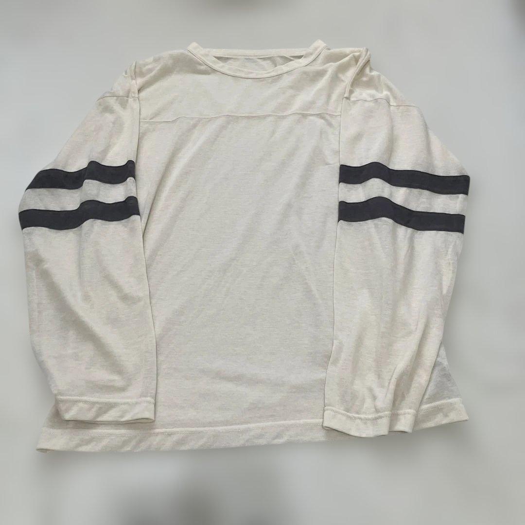 6 roku ロク コットンナイロンフットボールラインTシャツ — image 2