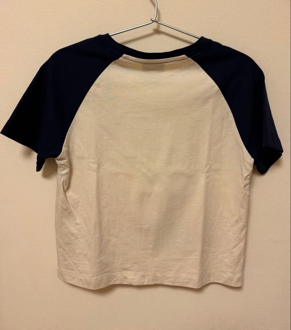【マリテ】W REGULAR LOGO RAGLAN CROP TEE — image 3