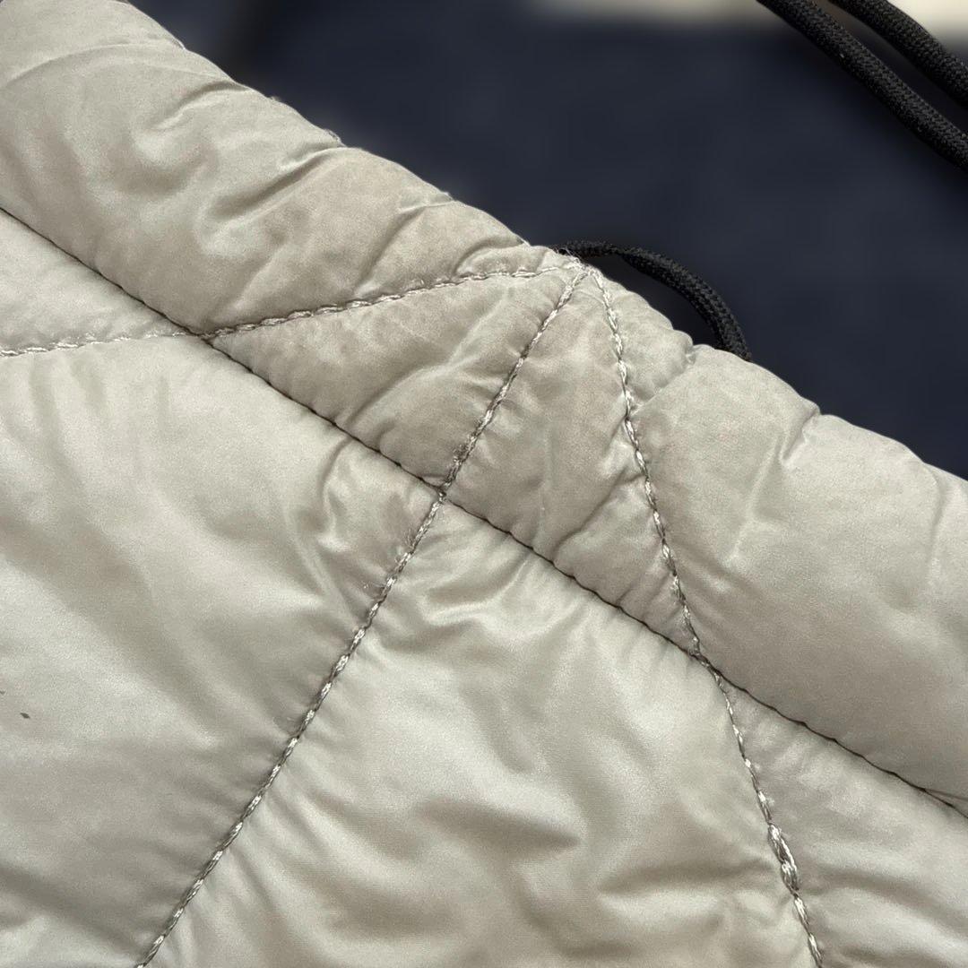 CITEN キルティング 巾着 ショルダーバッグ　グレー — image 4