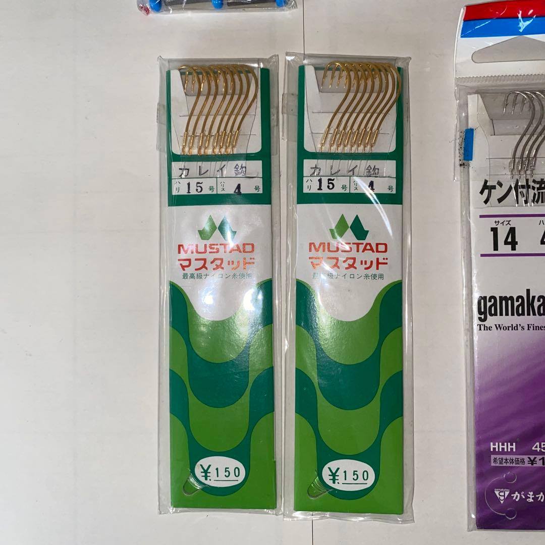 カレイ　カジカ　釣り針 オモリ 仕掛け セット まとめ売り — image 2