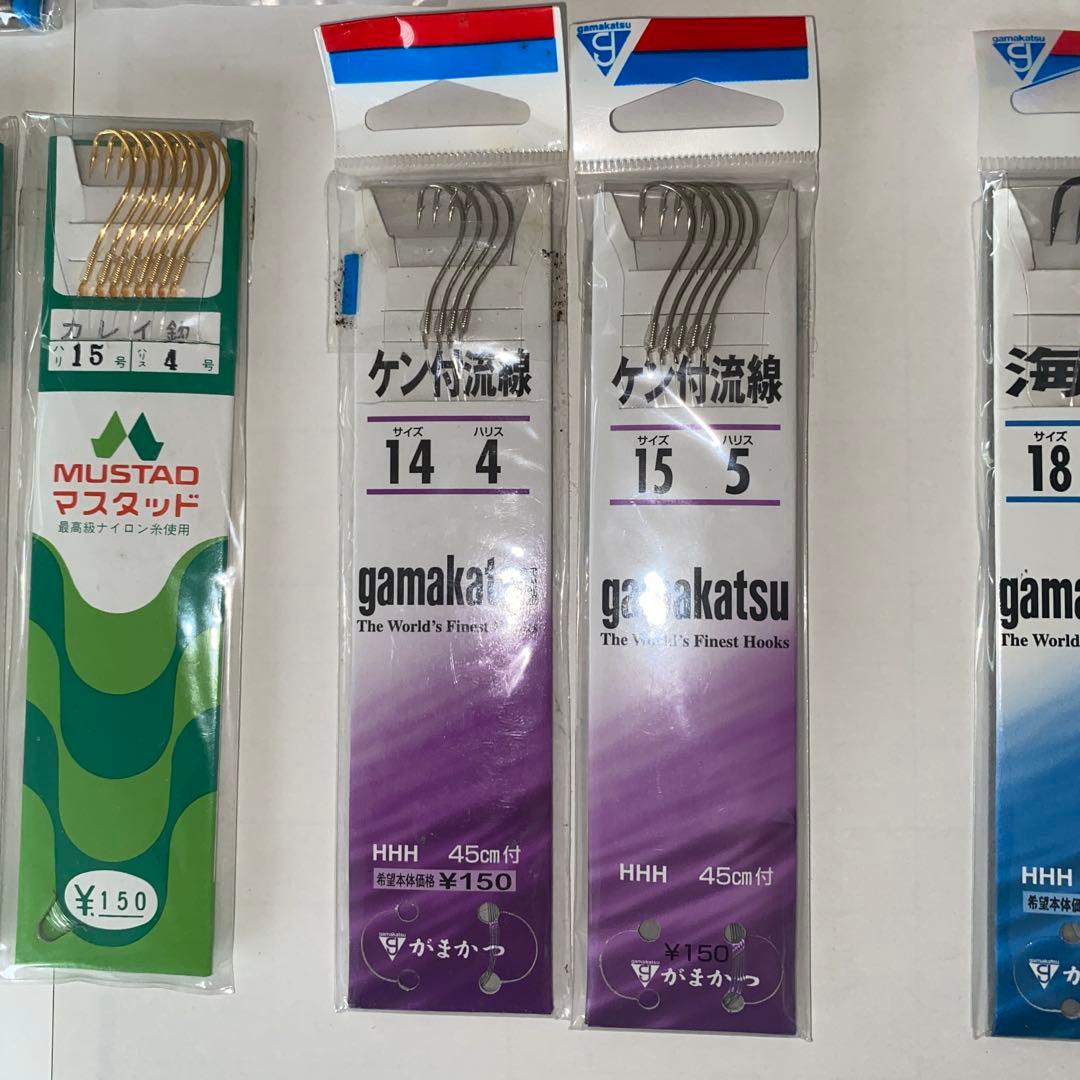 カレイ　カジカ　釣り針 オモリ 仕掛け セット まとめ売り — image 3