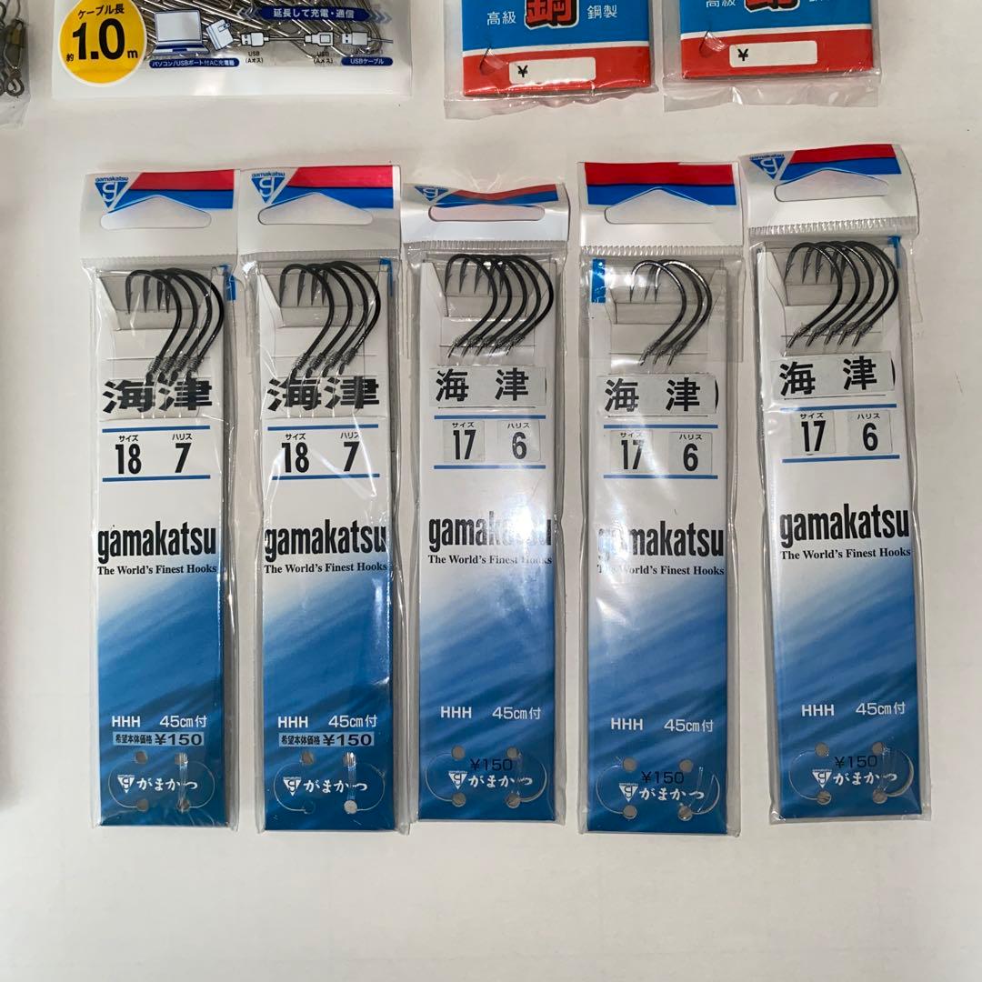 カレイ　カジカ　釣り針 オモリ 仕掛け セット まとめ売り — image 4