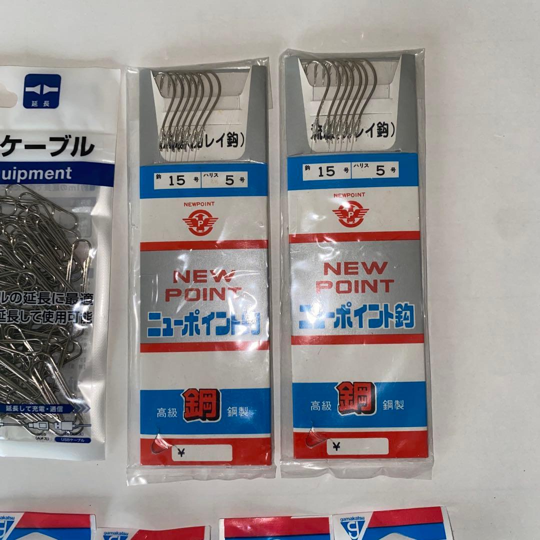 カレイ　カジカ　釣り針 オモリ 仕掛け セット まとめ売り — image 5