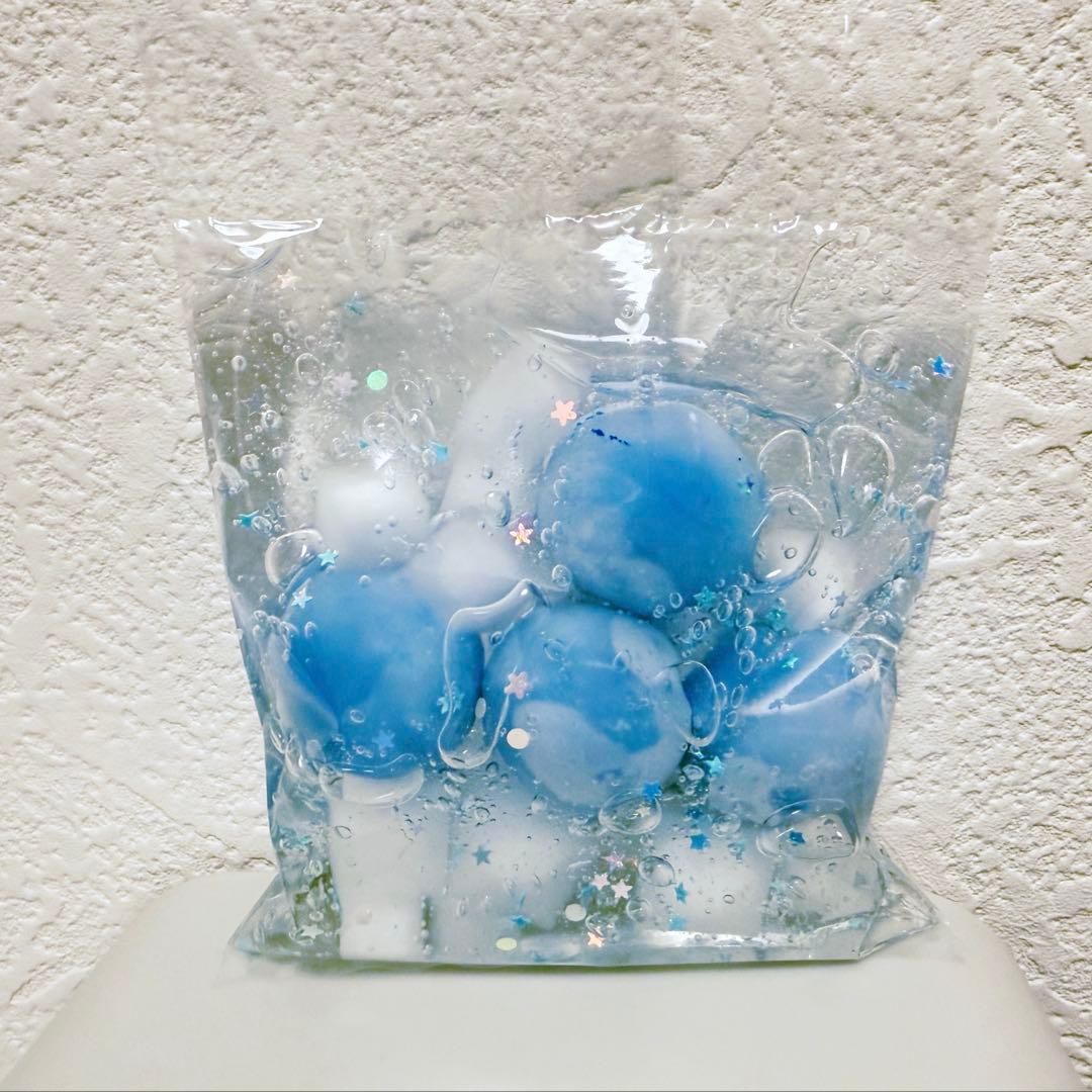ストレス袋　ナタデココ風スクイーズ　パキパキスクイーズ　1袋　11×14cm — image 2