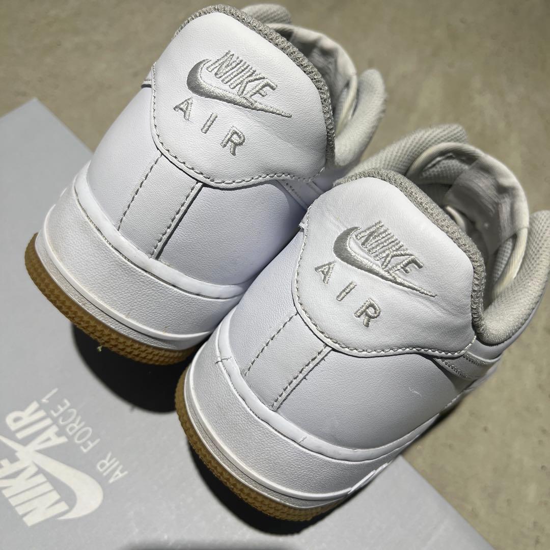 Nike Air Force 1 07' ホワイト ガムソール　US9.5 — image 5