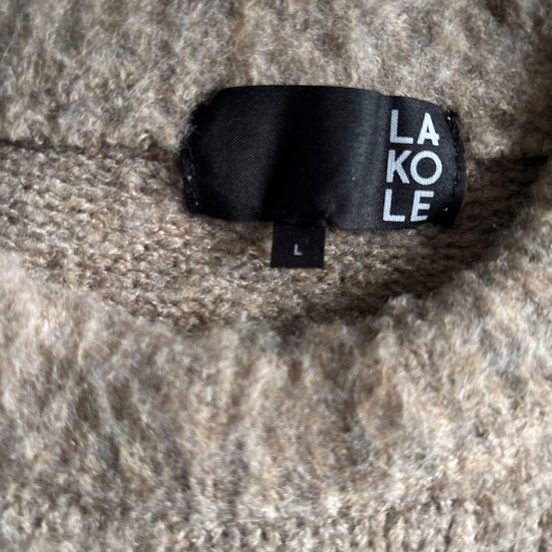 LAKOLE ボーダーニット セーター Lサイズ — image 2
