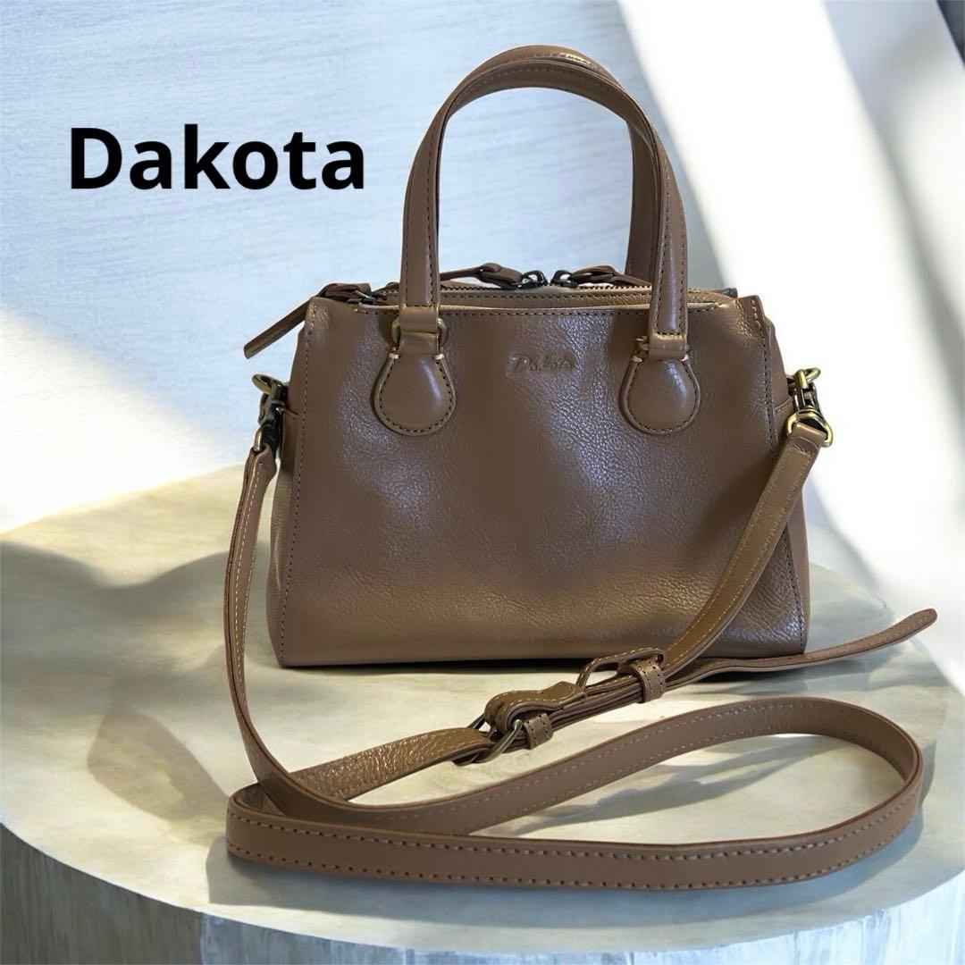 Dakota ダコタ レックス 2WAY ハンド ショルダーバッグ 本革 オーク — image 2